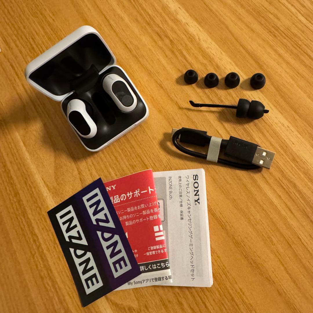 SONY INZONE Buds ワイヤレスイヤフォン ホワイト