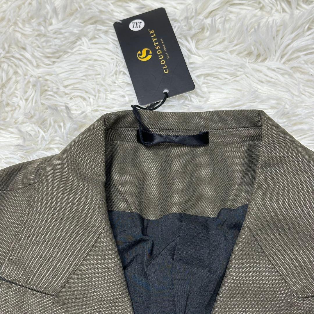 希少✨新品スリーピース　ダブルブレストスーツセットアップ　2XLサイズ！