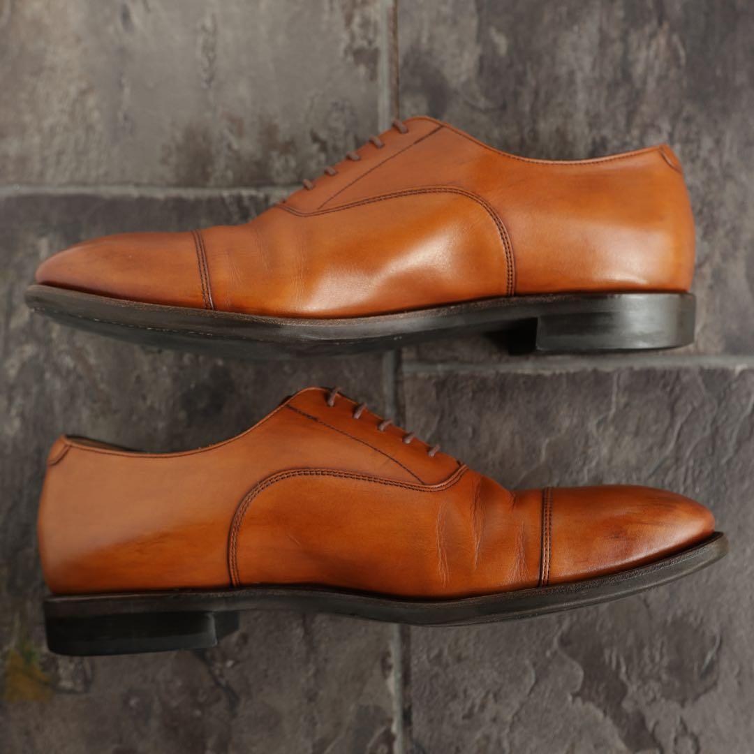 リーガル　内羽根ストレートチップ　265 茶