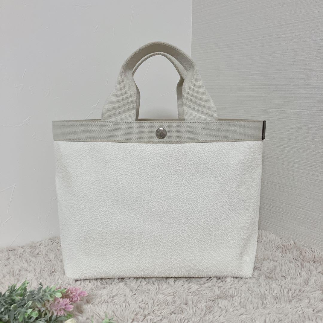 エルベシャプリエ 704 GP ブラン/イヴォワール　希少カラー　ダブルハンドル