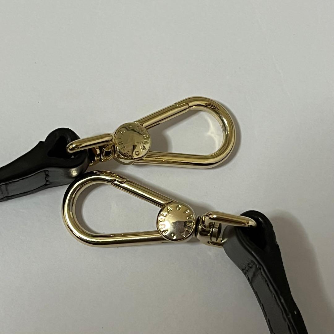 極美品✨現行ロゴ✨フルラ　コスタンザ　2way ショルダーバッグ　クロコ　黒色