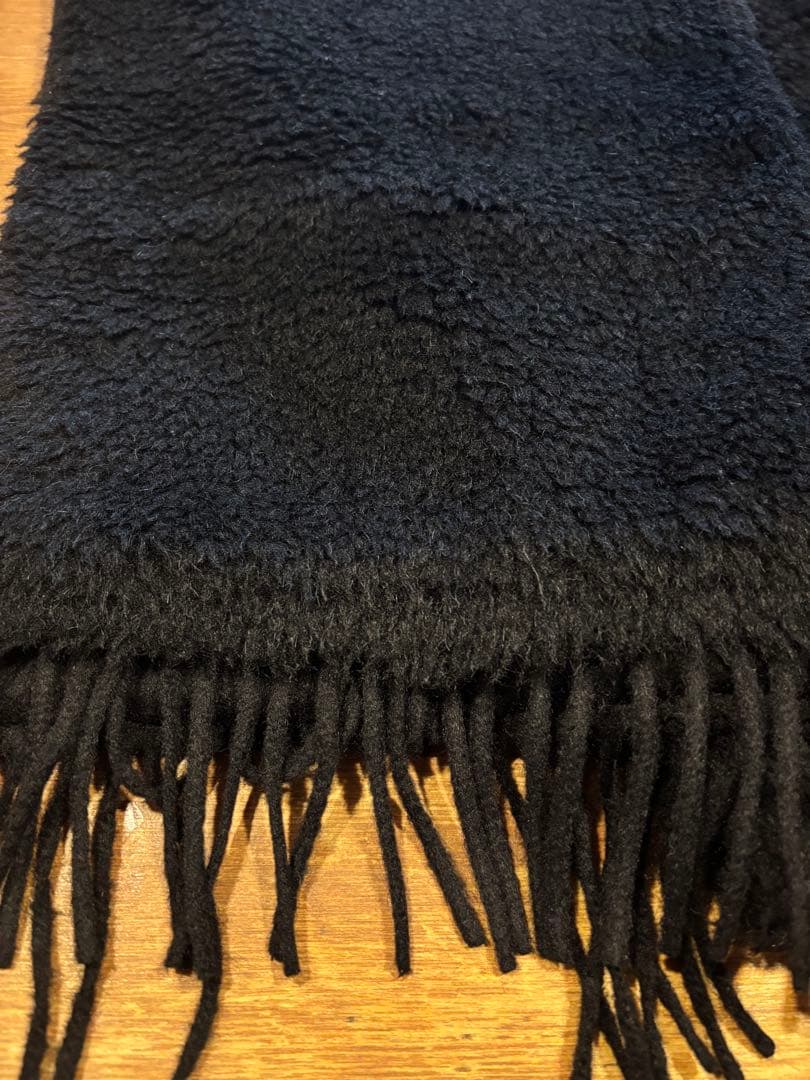 MAX MARA☆テディベアストールマフラー(ブラック)