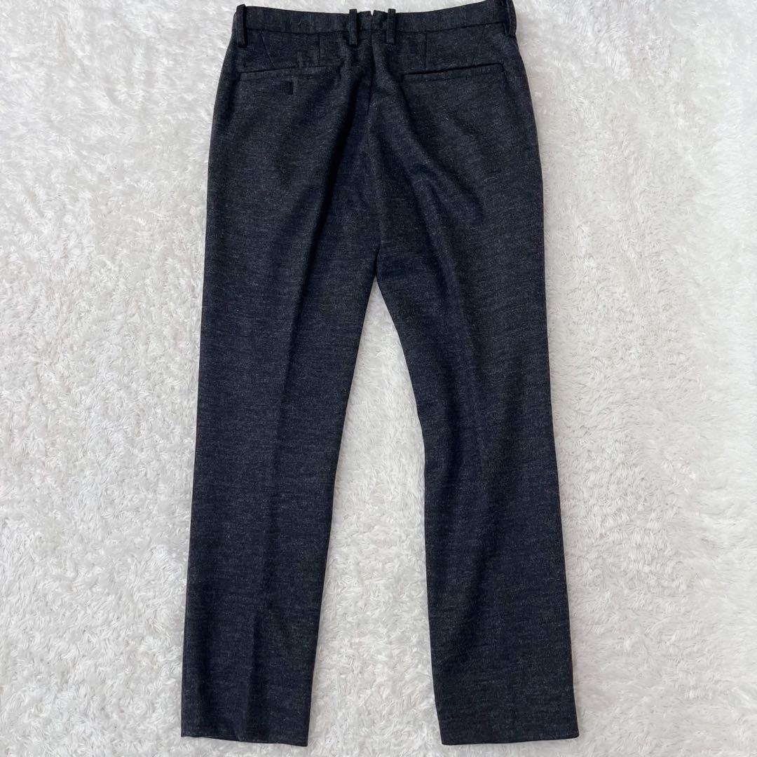 未使用級 ナノユニバース ダメリーノ セットアップ スーツ グレー 近年モデル