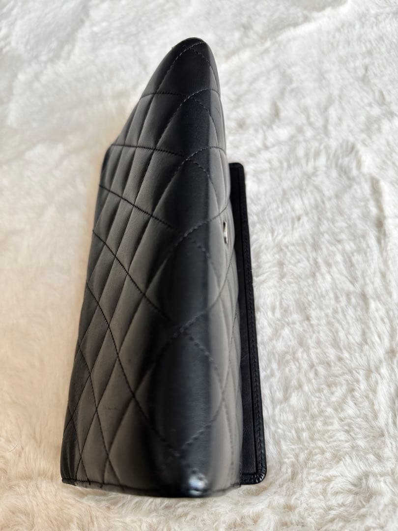 【正規品】CHANEL ブラック キルティング 長財布