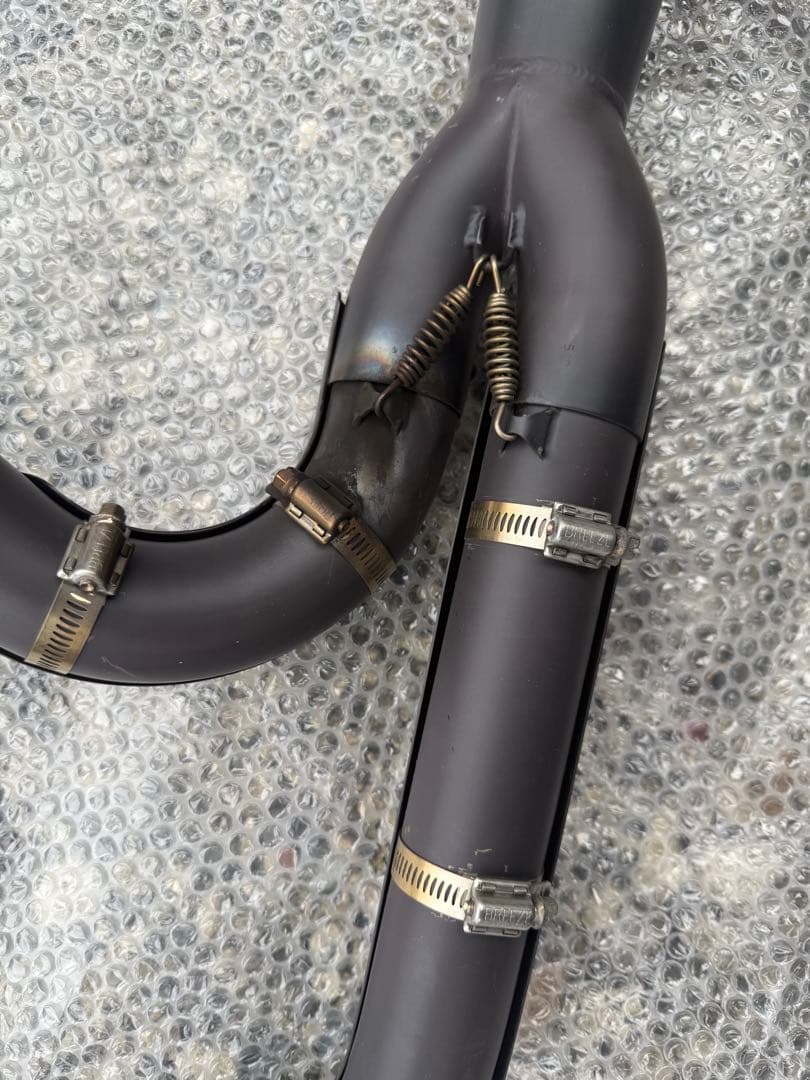 ハーレー用 TBR ショーティターンアウトマフラー 2in1