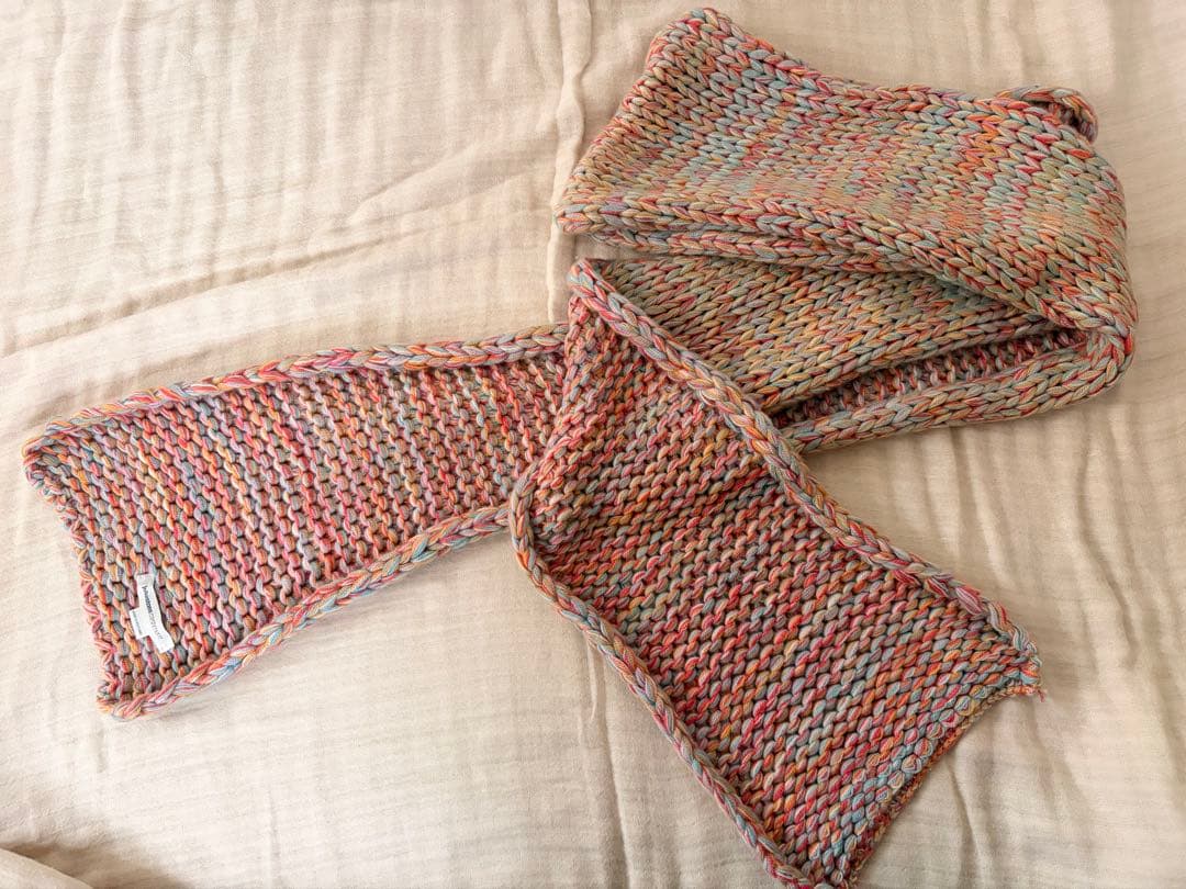 Johnstons cashmere 100%カシミヤマフラー