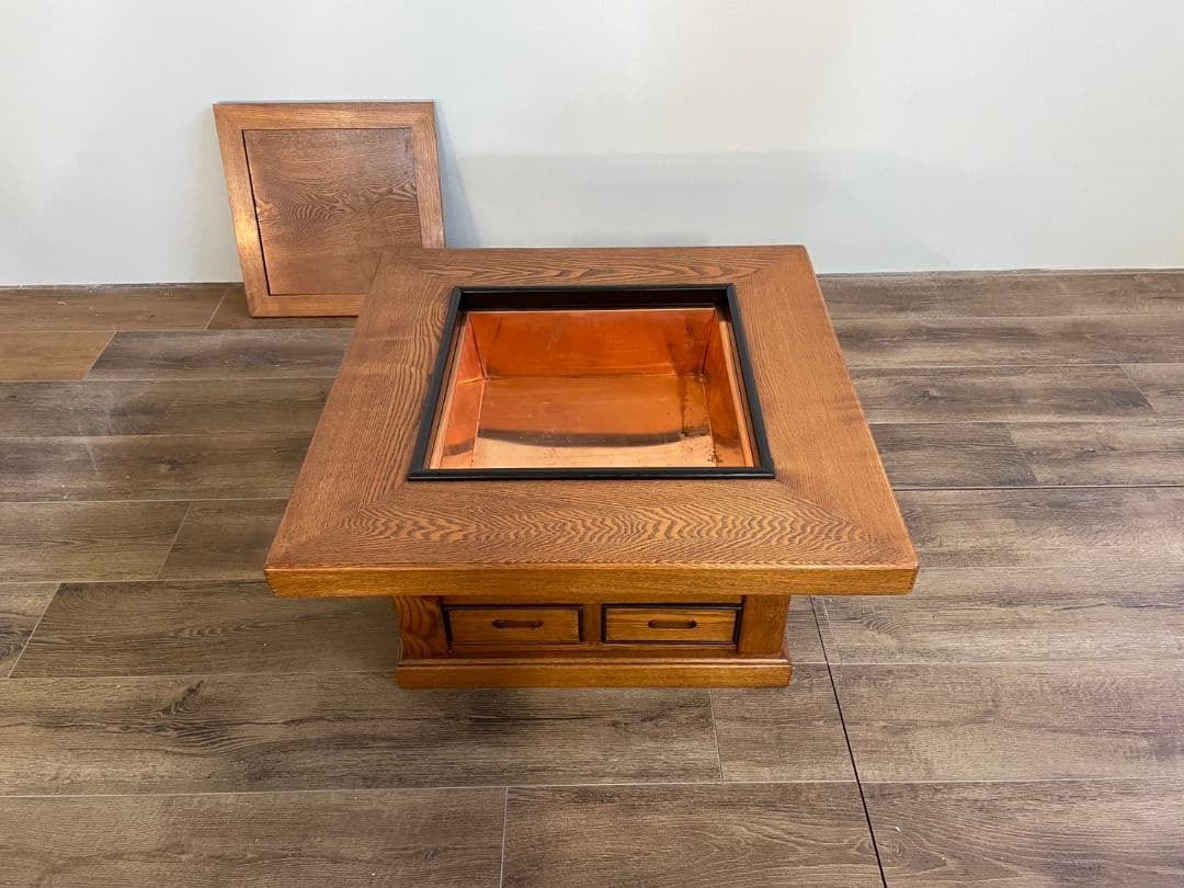 yoko　囲炉裏テーブル　座卓　角火鉢　新品　未使用