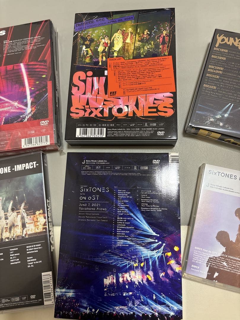 SixTONES ライブDVD 6枚セット