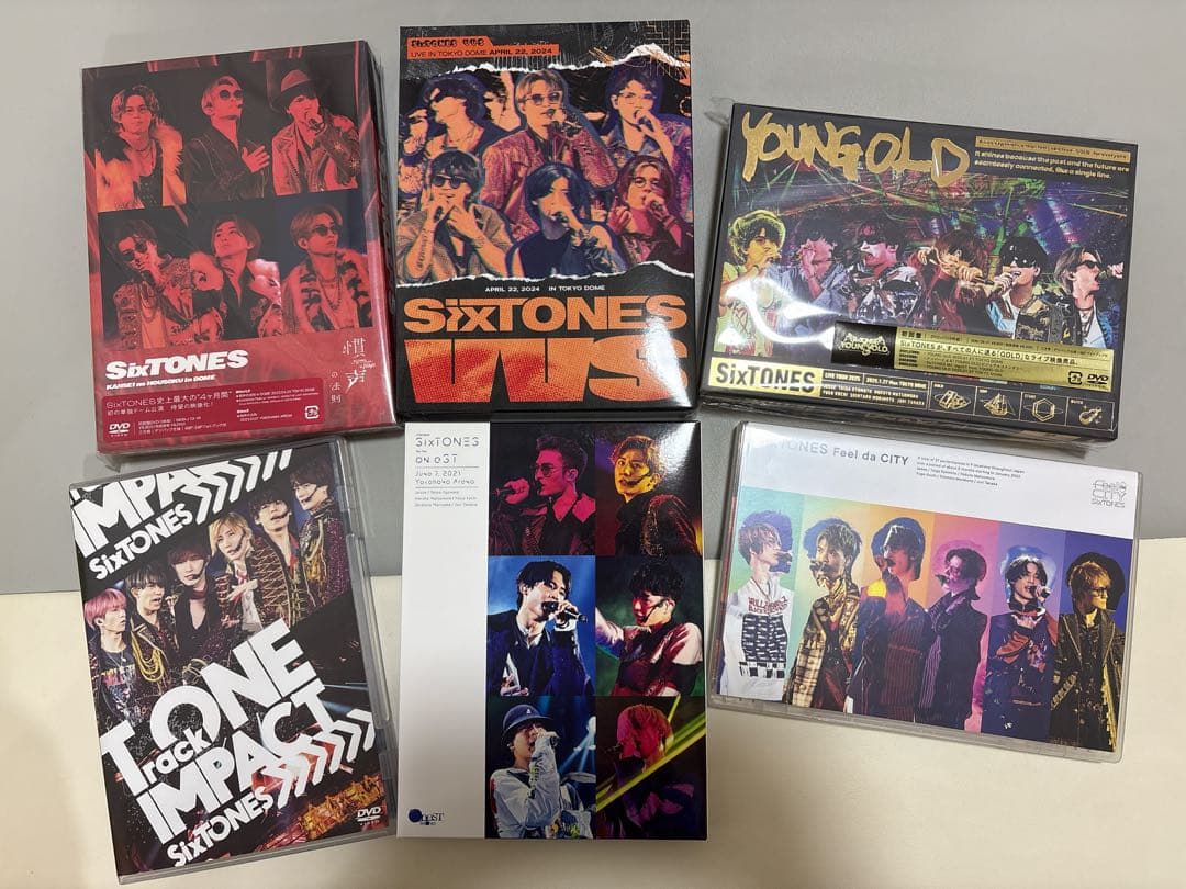 SixTONES ライブDVD 6枚セット
