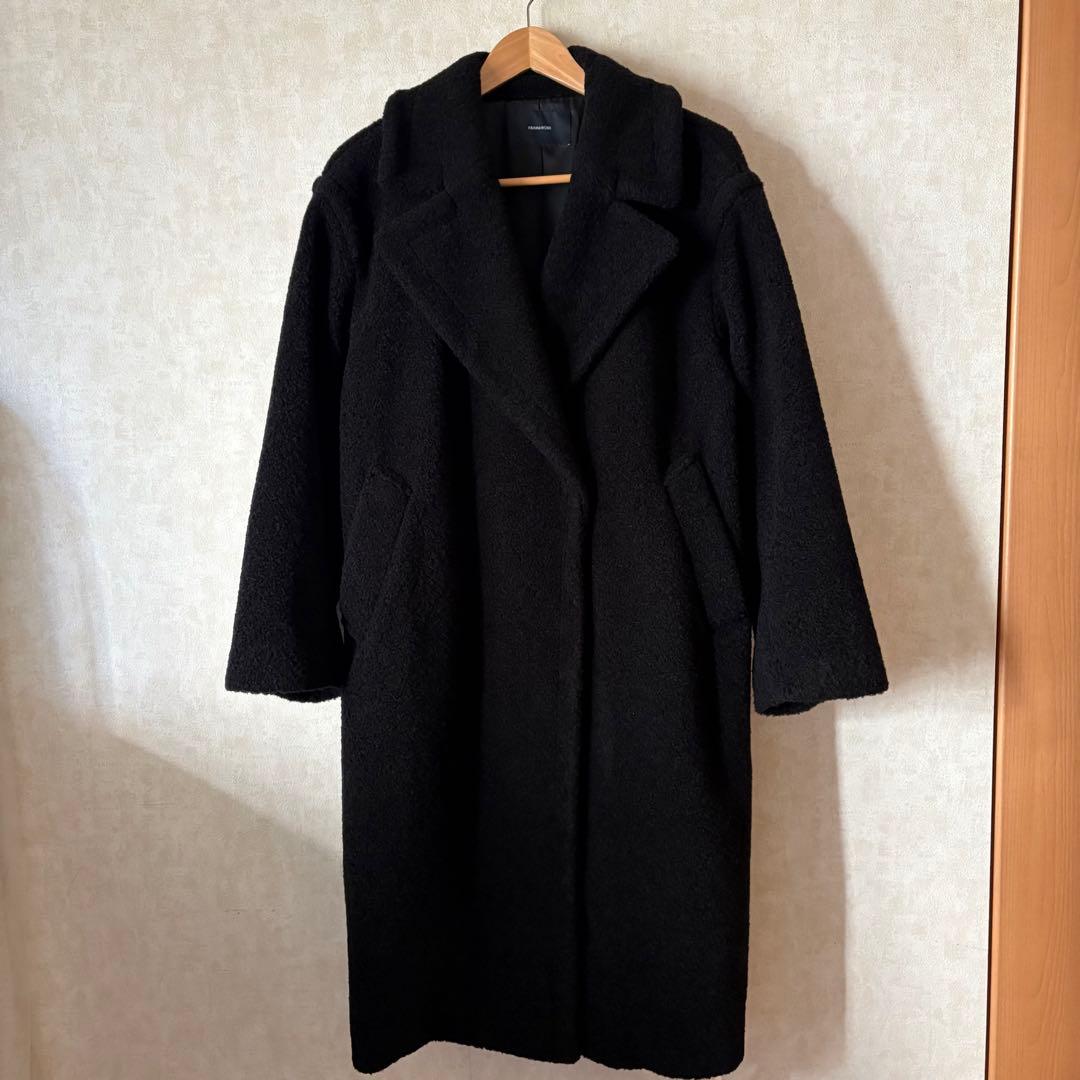 新品未使用 ★ フレームワーク ボアコート ブラック 38