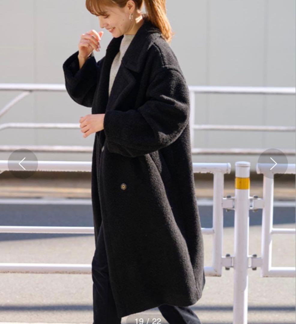 新品未使用 ★ フレームワーク ボアコート ブラック 38