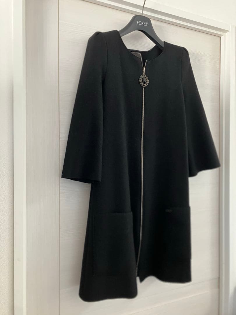 Foxey フォクシー ウール　ワンピース　コート　美品