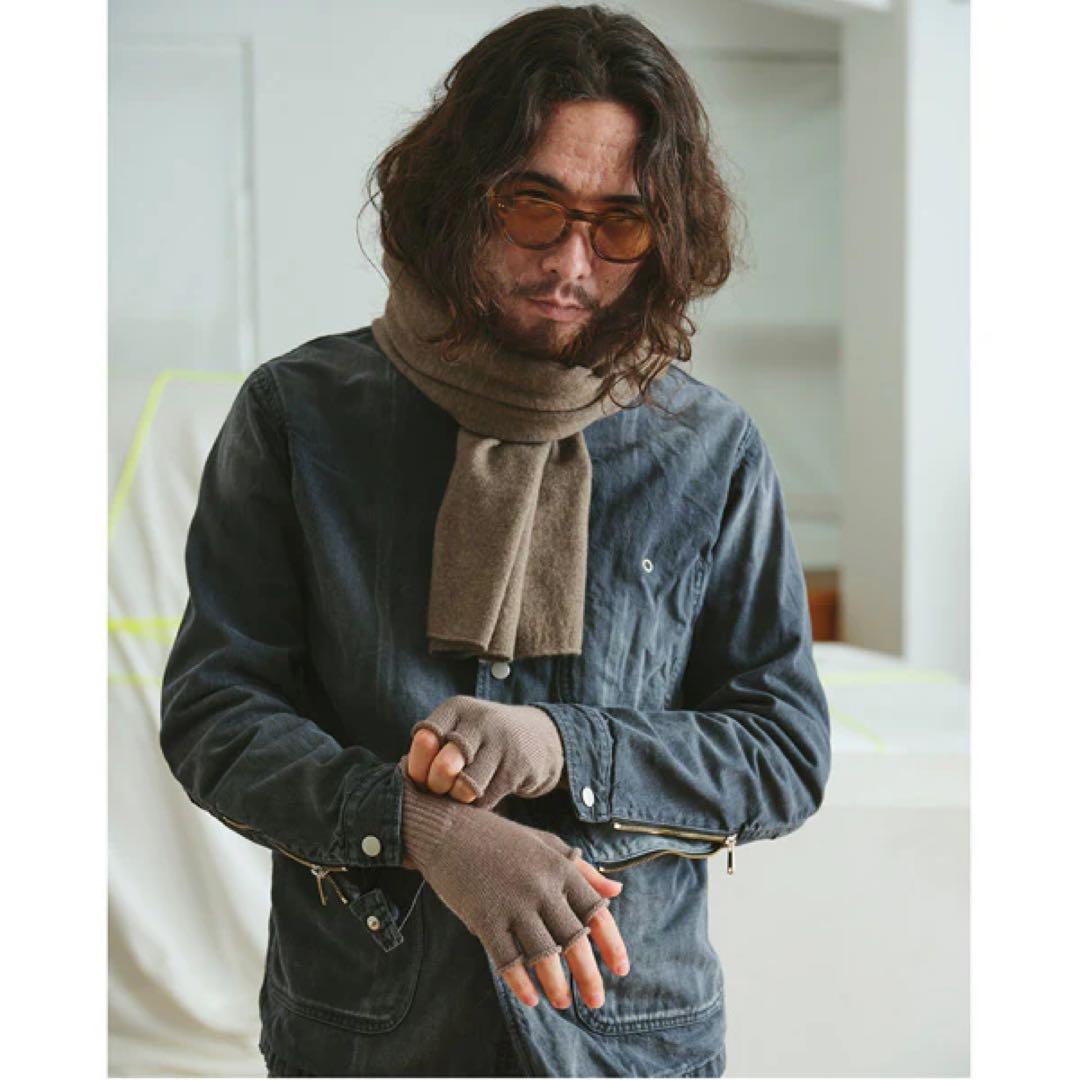 小物 nonnative DWELLER LONG STOLE W/CA YARN