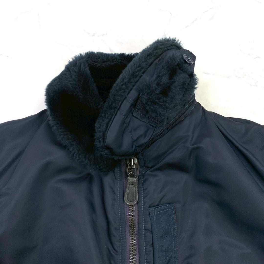 50s復刻★ USA製 ALPHA B-15C ネイビー 38　E018