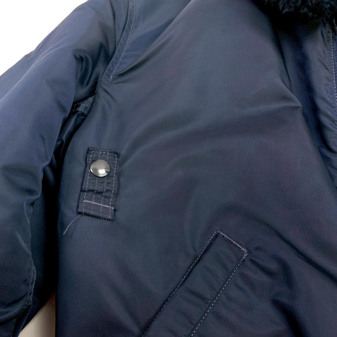 50s復刻★ USA製 ALPHA B-15C ネイビー 38　E018