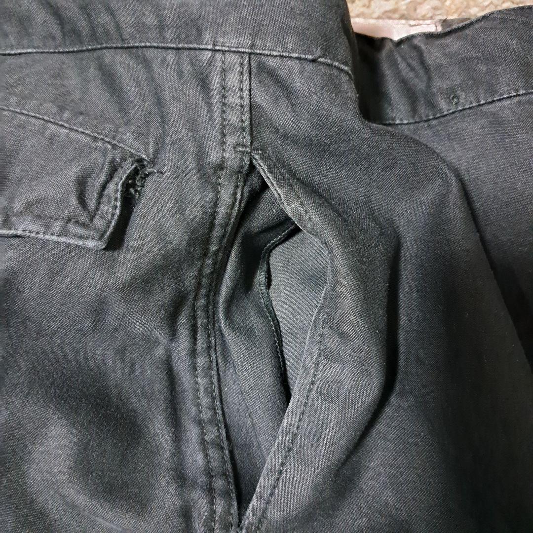 ベルギー軍　M-88　カーゴパンツ　ミリタリーパンツ　黒染め