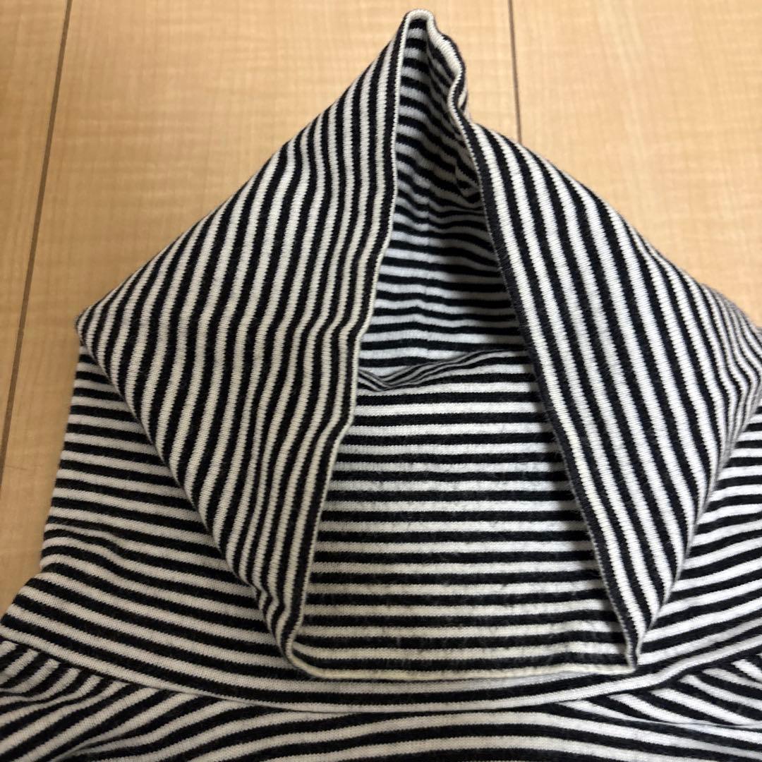 ナンバーナイン　05AW ハイストリート期 ボーダータートルネック　カットソー