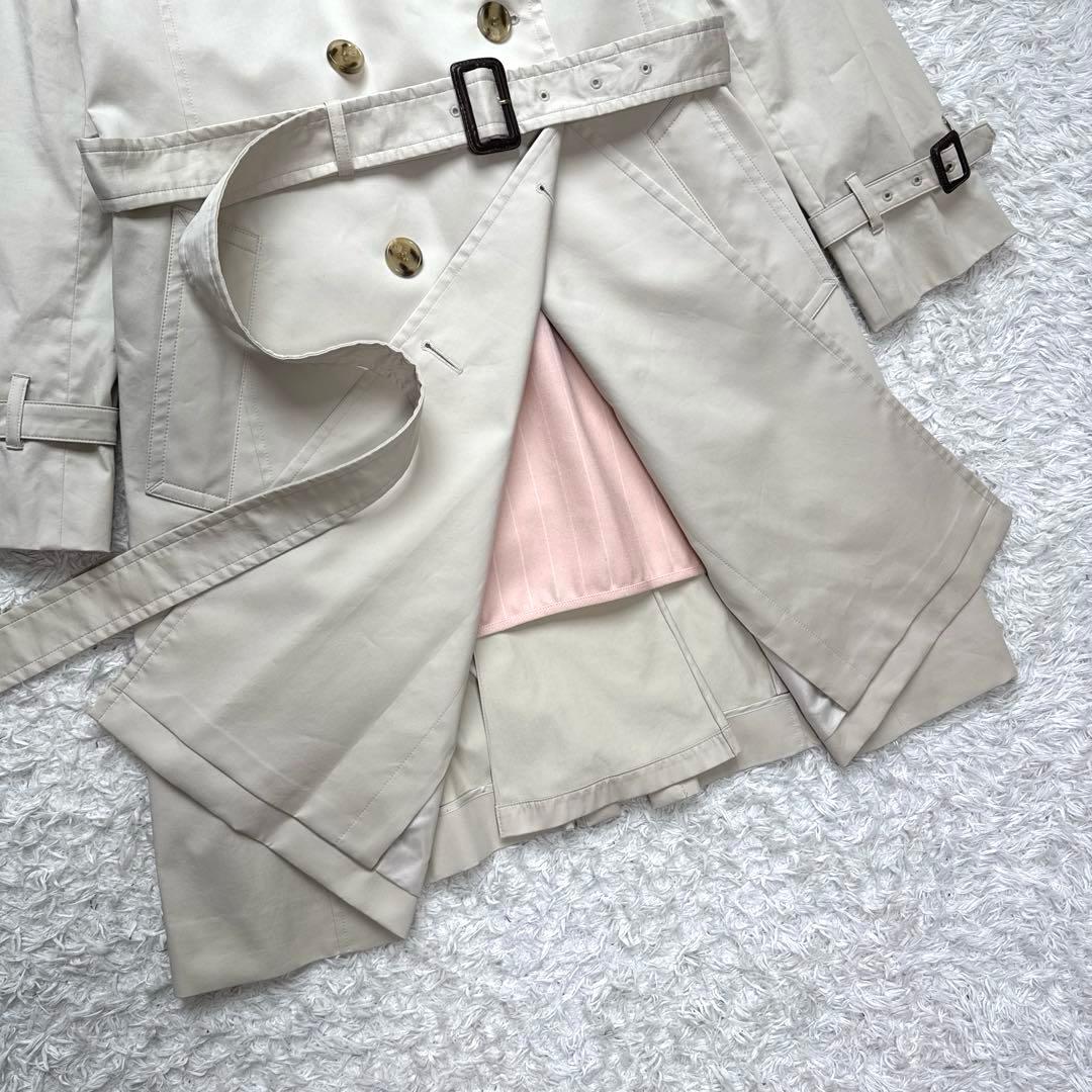 未使用タグ付 23区 ウールライナー付 トレンチコート 44 大きいサイズ