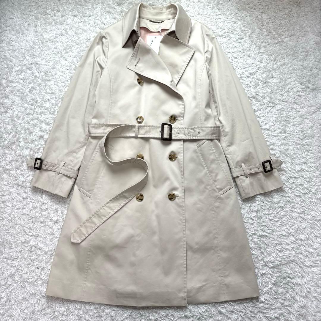 未使用タグ付 23区 ウールライナー付 トレンチコート 44 大きいサイズ