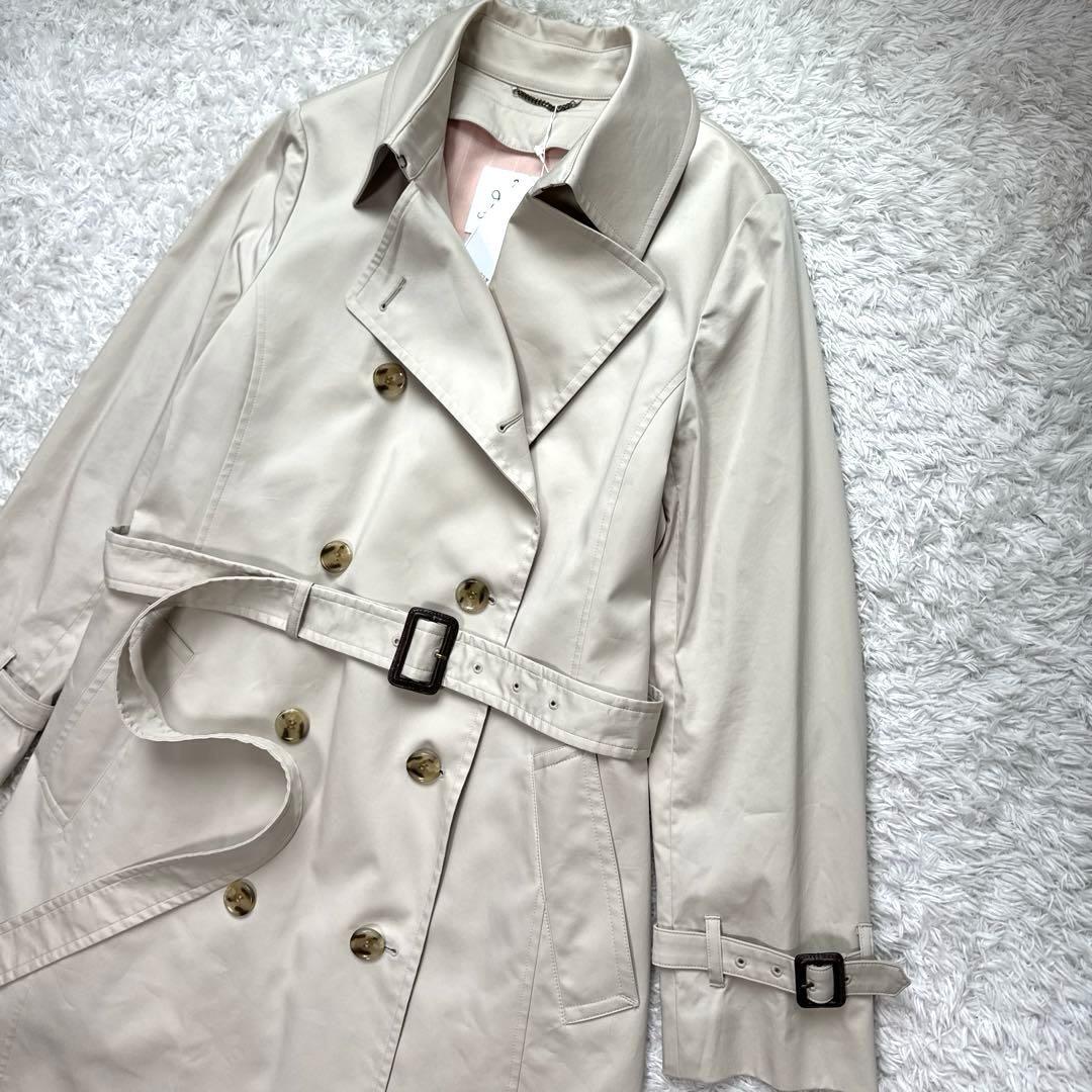未使用タグ付 23区 ウールライナー付 トレンチコート 44 大きいサイズ