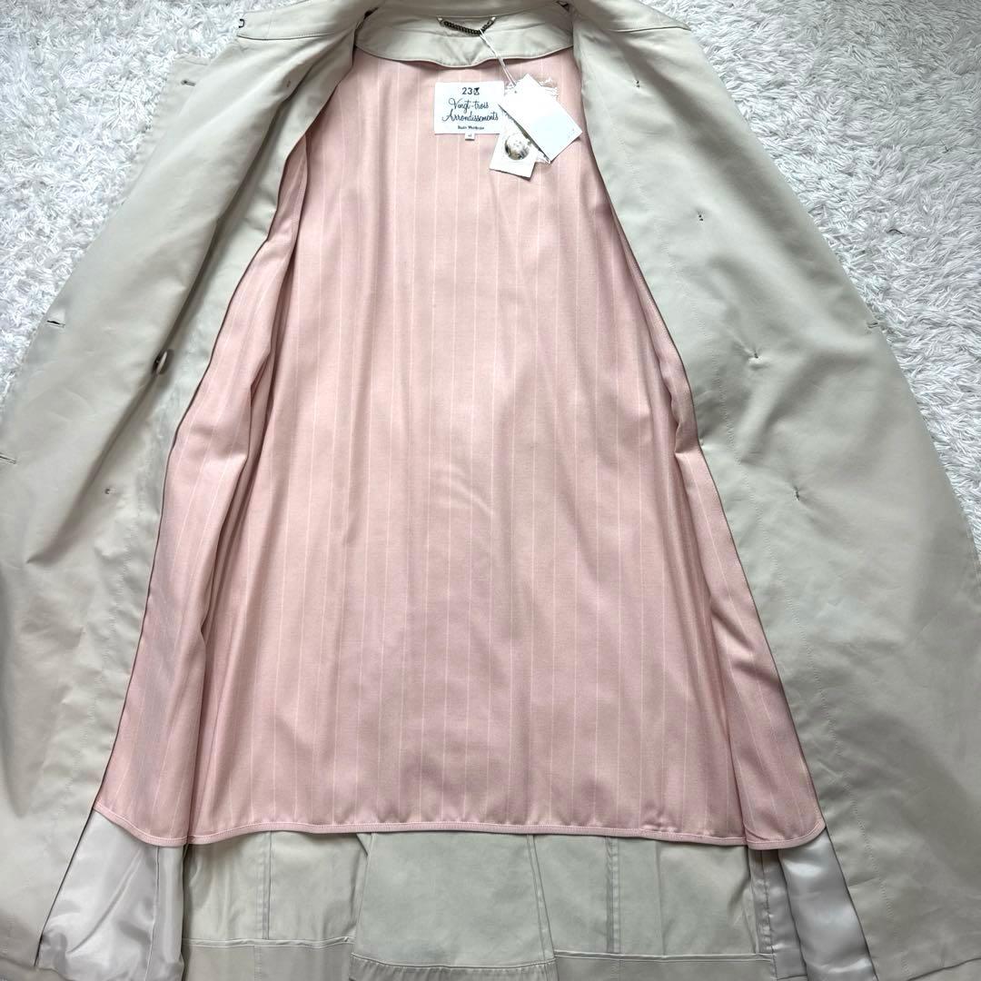 未使用タグ付 23区 ウールライナー付 トレンチコート 44 大きいサイズ