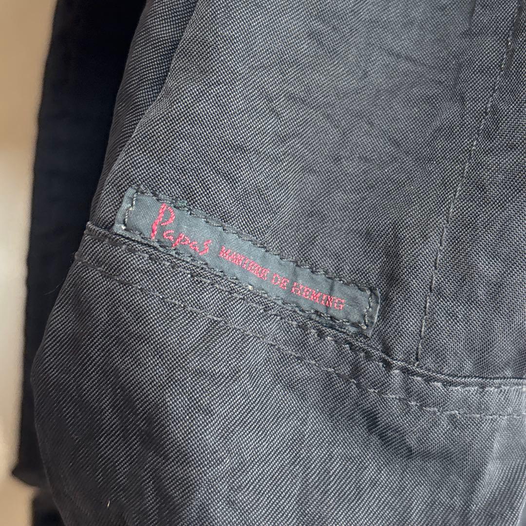 貴重★激レア★入荷困難★当時物★PAPAS パパス　ナイロンリュック　黒