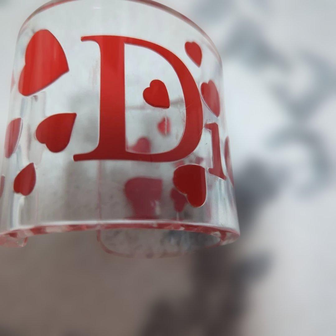 Dior　クリアバングル　ハート