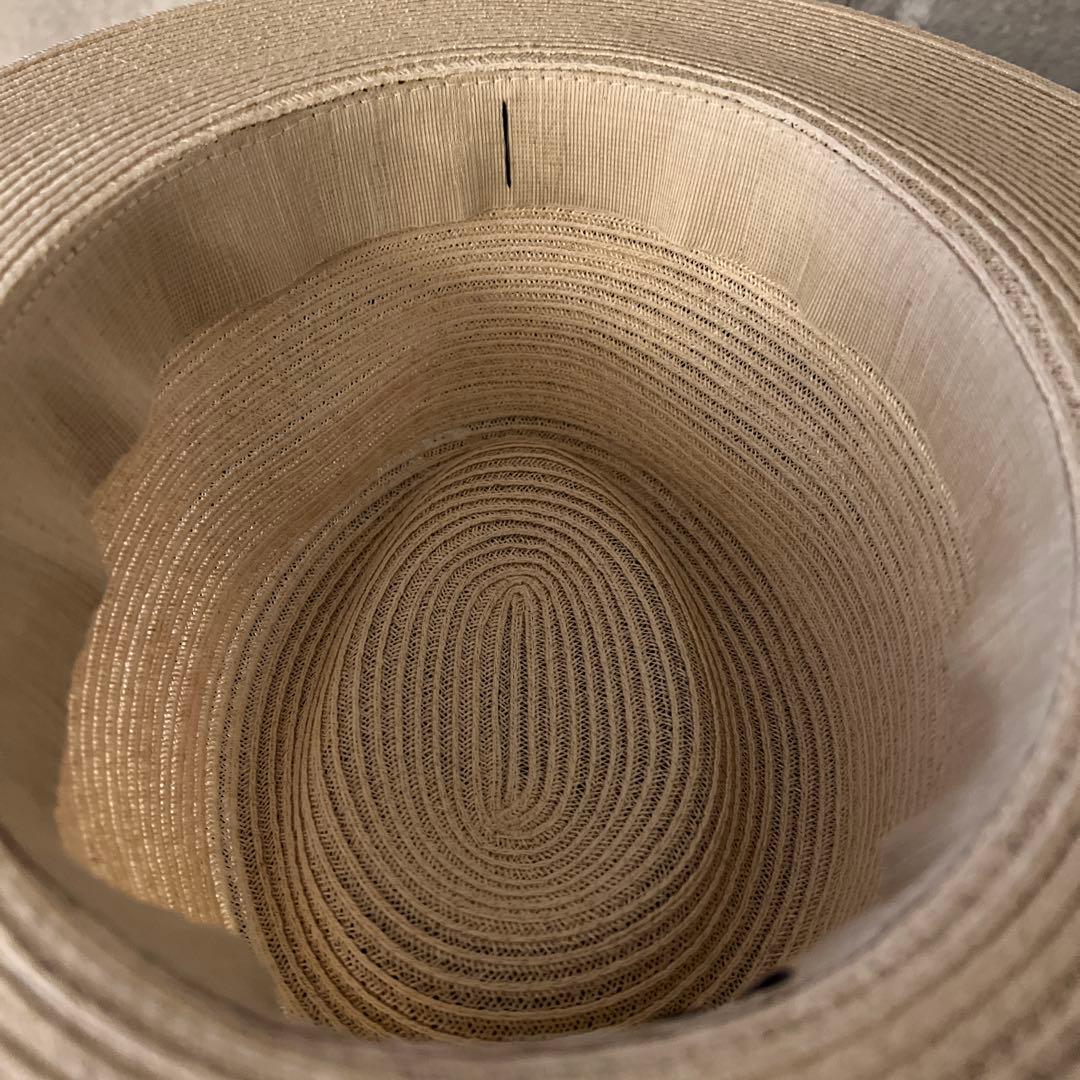 CHANEL リボン付き麦わら帽子 M 10/2最終お値下げいたします。