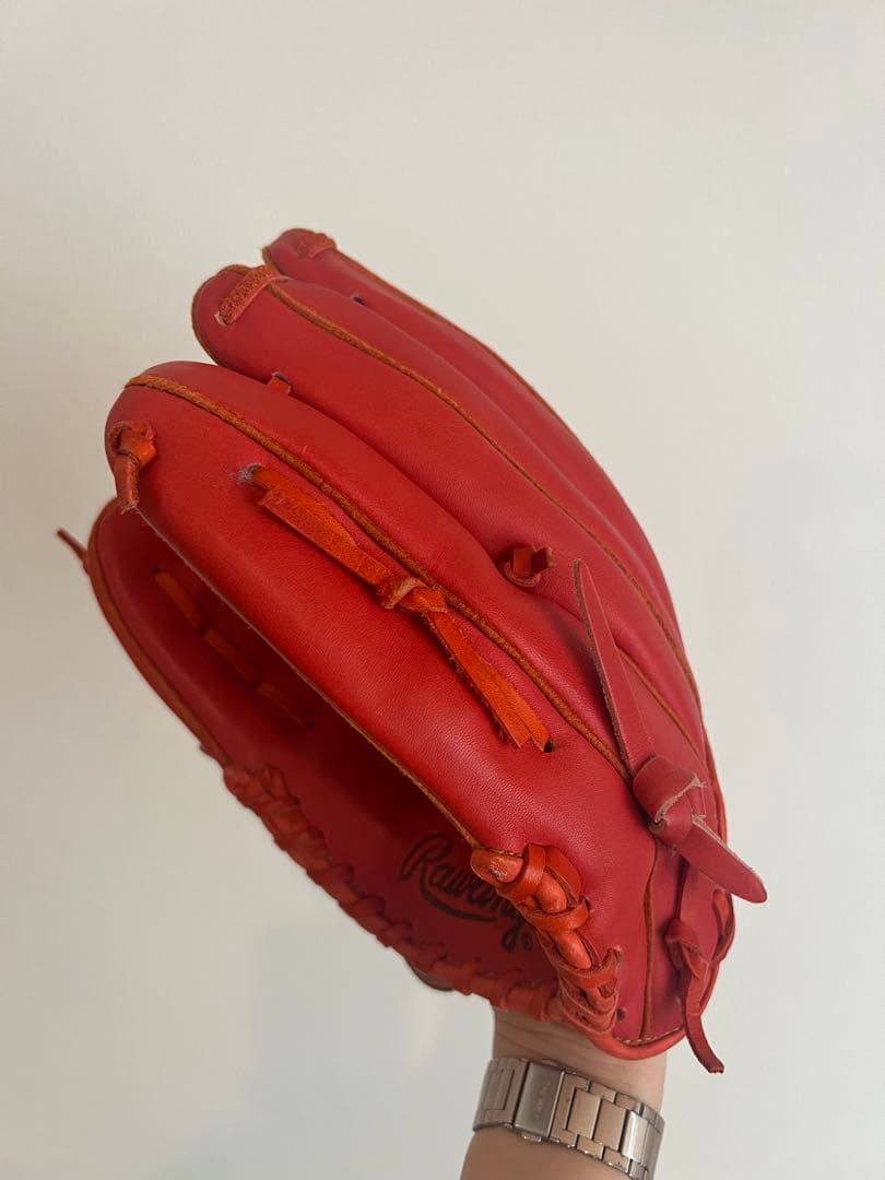 Rawlings ABSORD 軟式グローブ レッド サイン入り