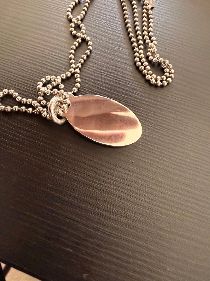 専用TIFFANYリターントゥオーバル シルバーロングボールチェーンネックレス