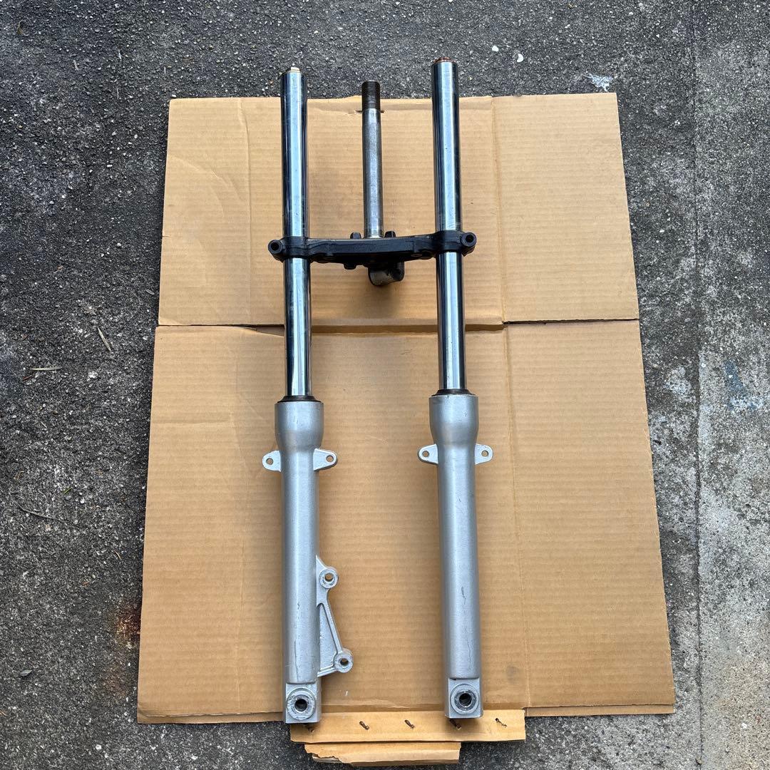 【エイプディスク化に】　純正ステム& フロントフォーク