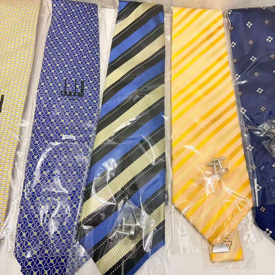 新*者様 【6枚まとめ売り】未使用 ネクタイ D unhi l l ダンヒル ×