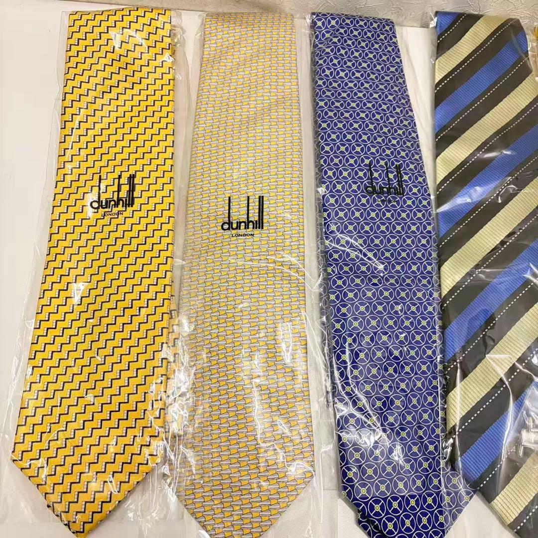 新*者様 【6枚まとめ売り】未使用 ネクタイ D unhi l l ダンヒル ×