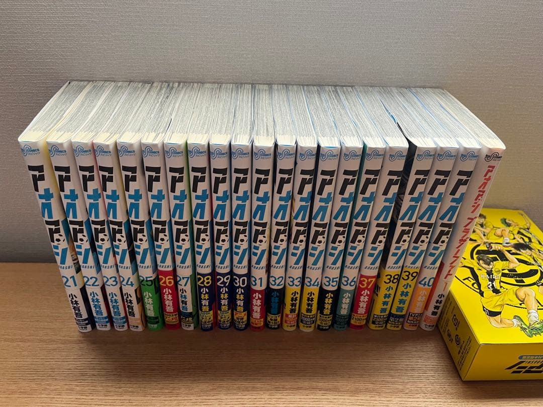 m*/様 アオアシ 1-40巻 全巻 プラシャツ ブラザーフット 帯付 初版多数