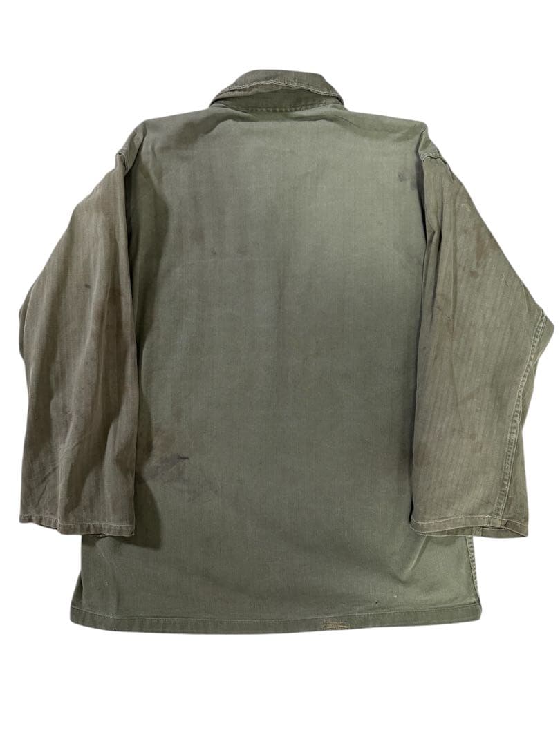 希少40s US ARMY M43 HBT ヘリンボーンツイル13スターボタン