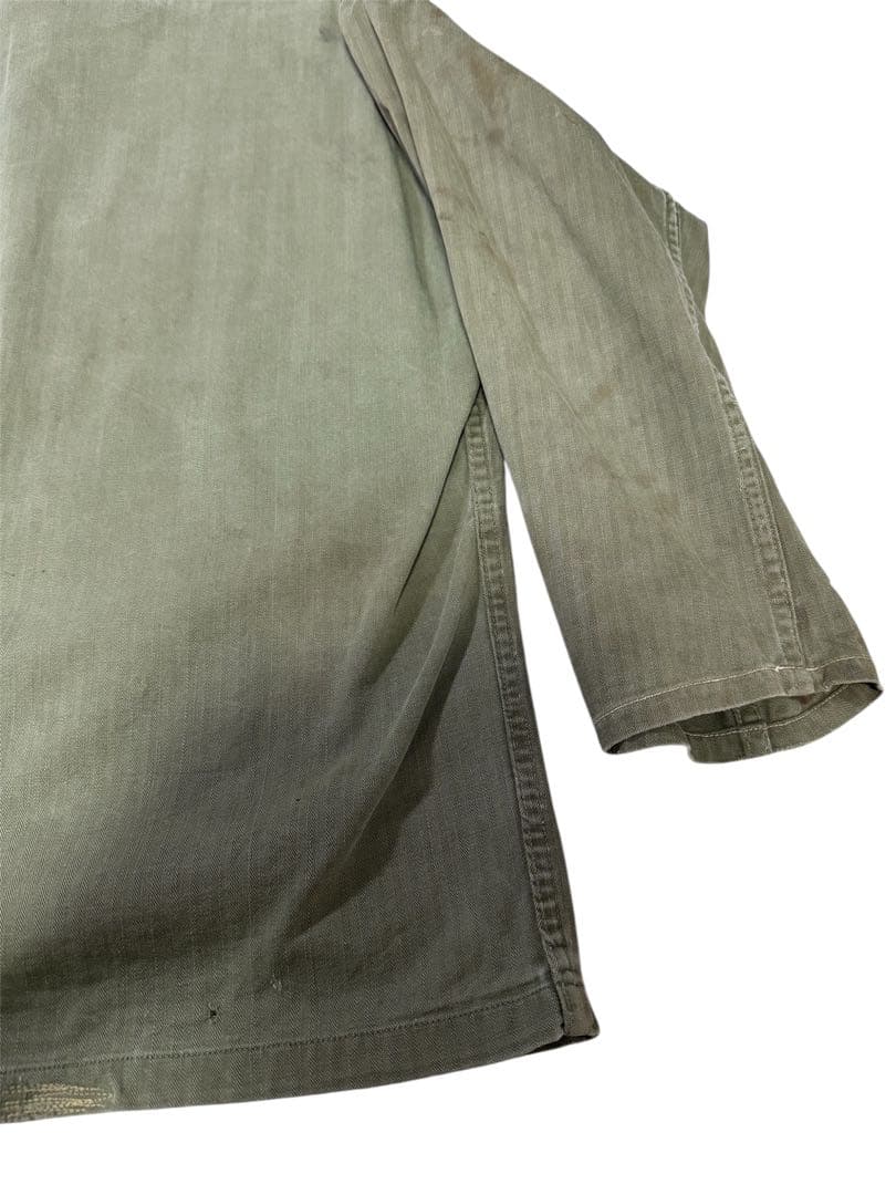 希少40s US ARMY M43 HBT ヘリンボーンツイル13スターボタン