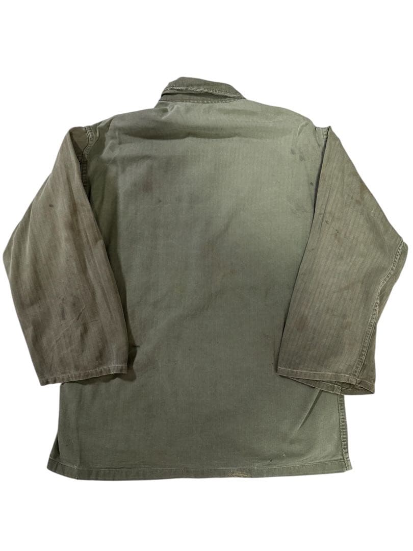 希少40s US ARMY M43 HBT ヘリンボーンツイル13スターボタン