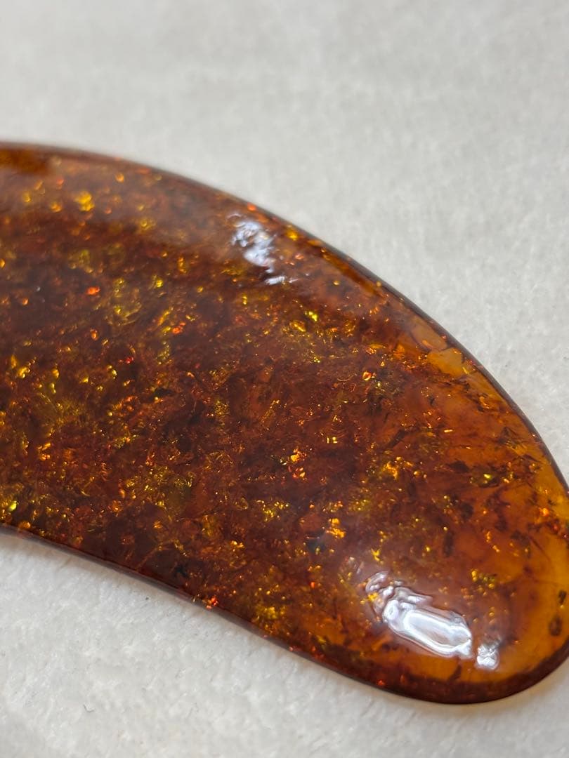 カッサプレート　かっさプレート 琥珀　アンバー　レア