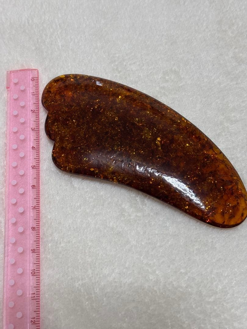 カッサプレート　かっさプレート 琥珀　アンバー　レア