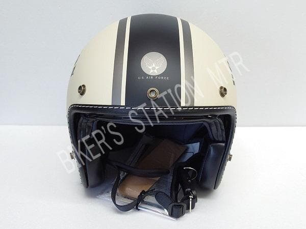 セール価格！　HTVH-2021　ジェットヘルメット　アイボリーガンメタブラック