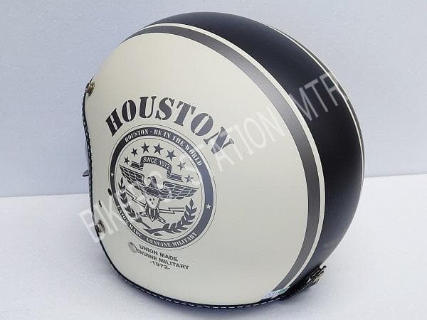 セール価格！　HTVH-2021　ジェットヘルメット　アイボリーガンメタブラック