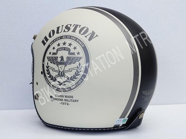 セール価格！　HTVH-2021　ジェットヘルメット　アイボリーガンメタブラック