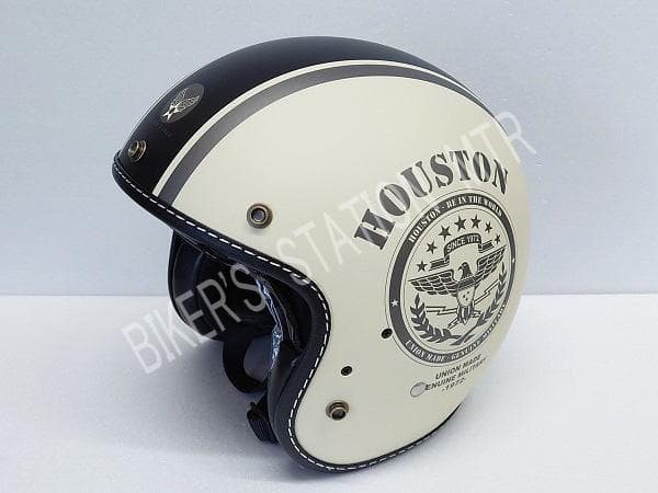 セール価格！　HTVH-2021　ジェットヘルメット　アイボリーガンメタブラック