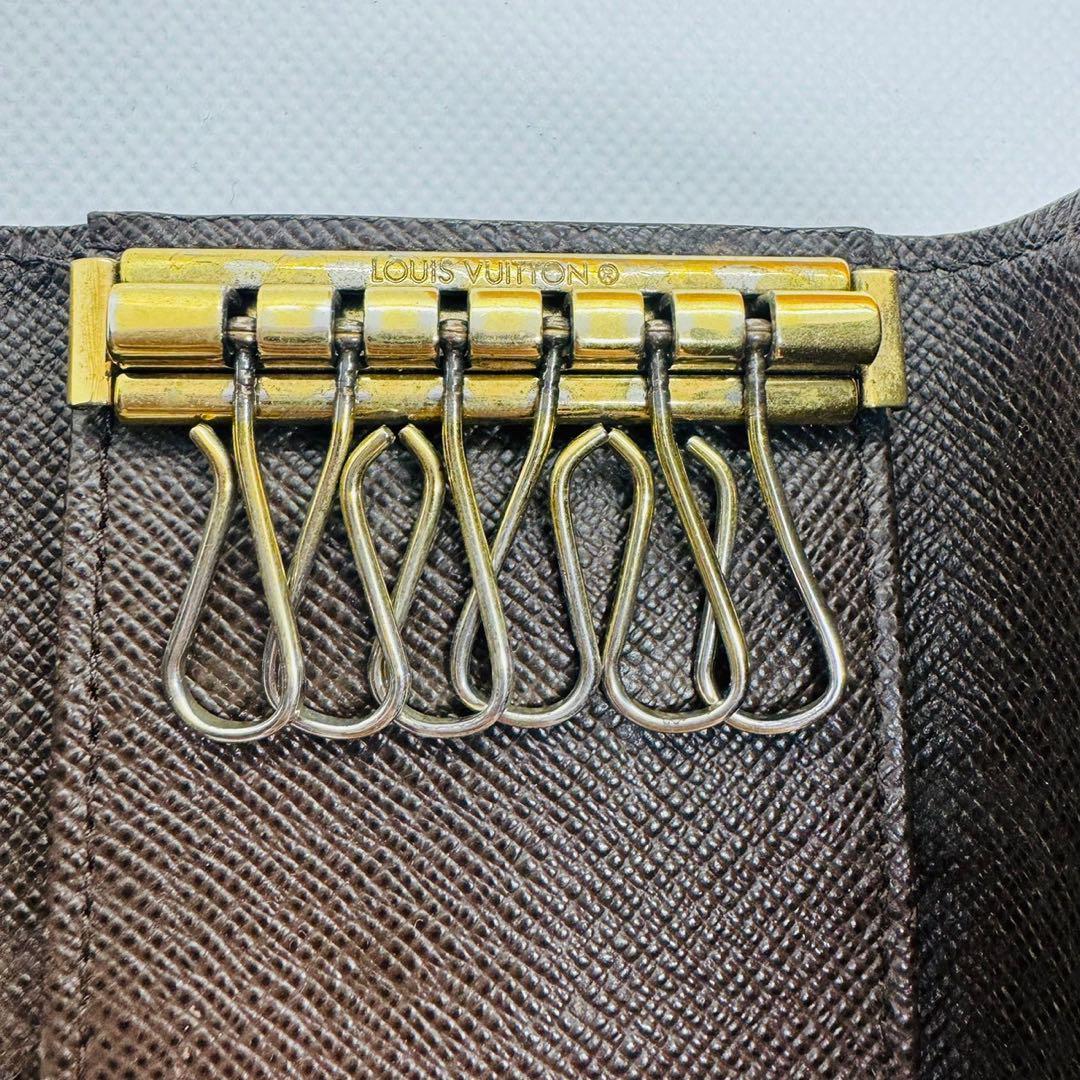 極美品 ルイヴィトン ダミエ ミュルティクレ6連 キーケース N62630