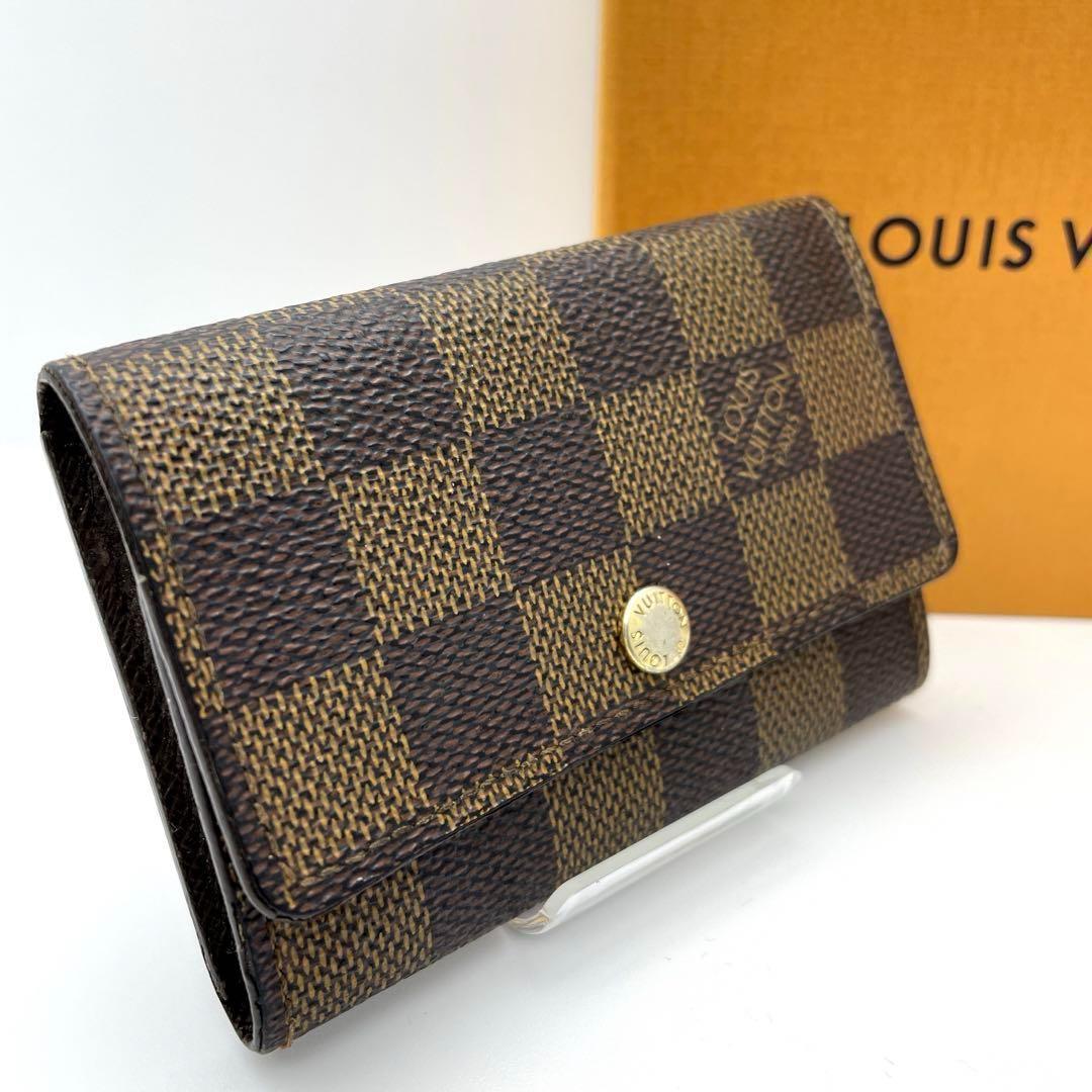 極美品 ルイヴィトン ダミエ ミュルティクレ6連 キーケース N62630