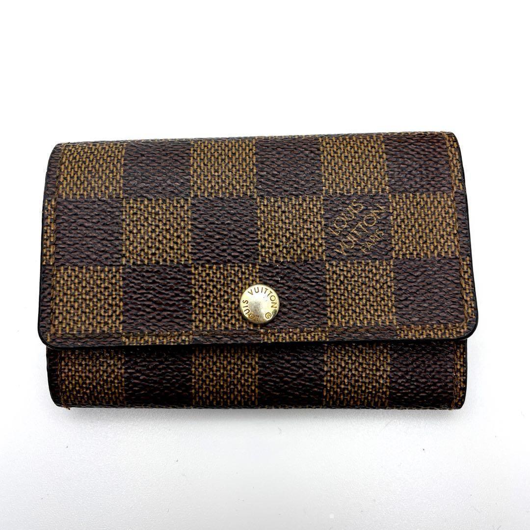 極美品 ルイヴィトン ダミエ ミュルティクレ6連 キーケース N62630