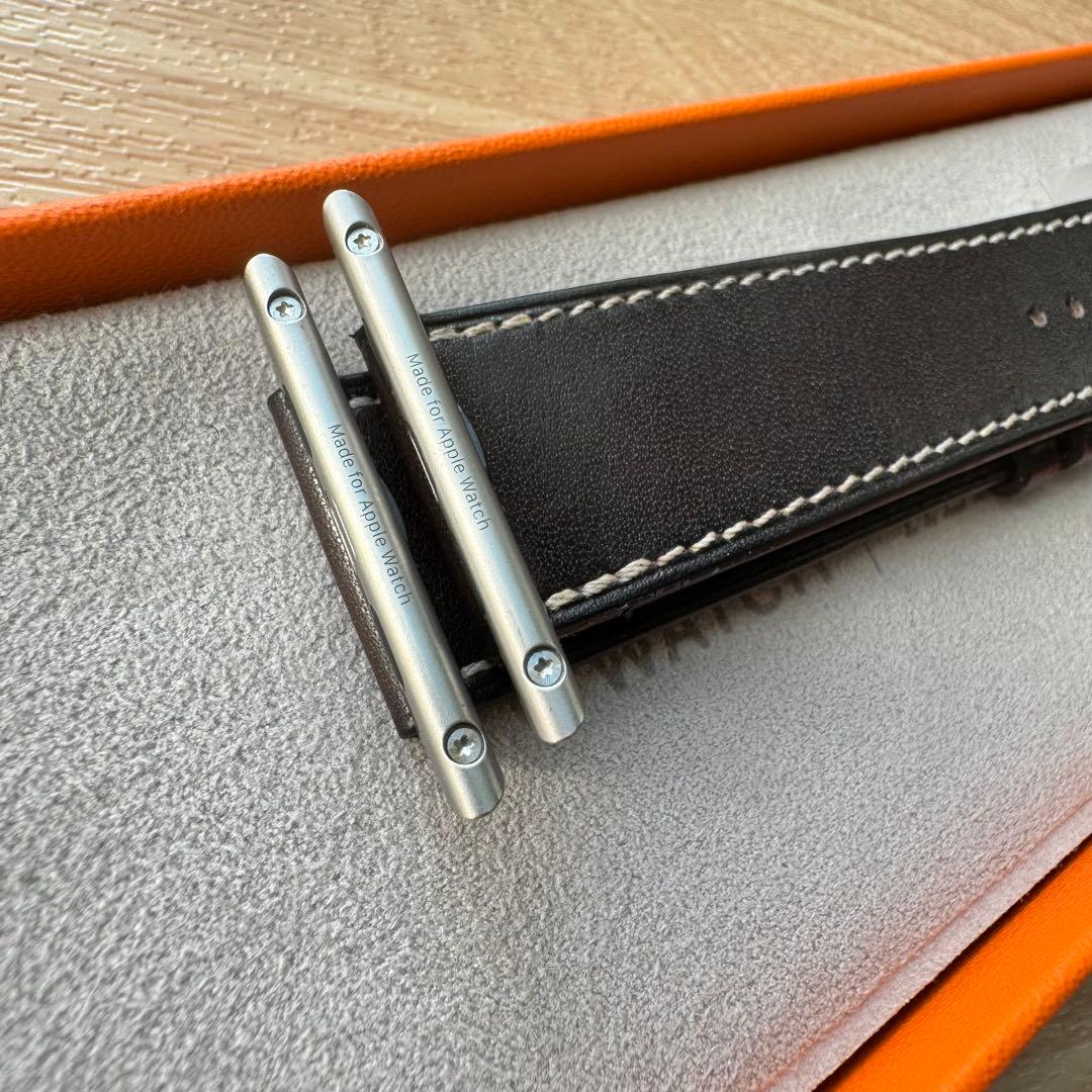 2277 Apple Watch エルメス　エベンヌ　ディプロイアント　バックル