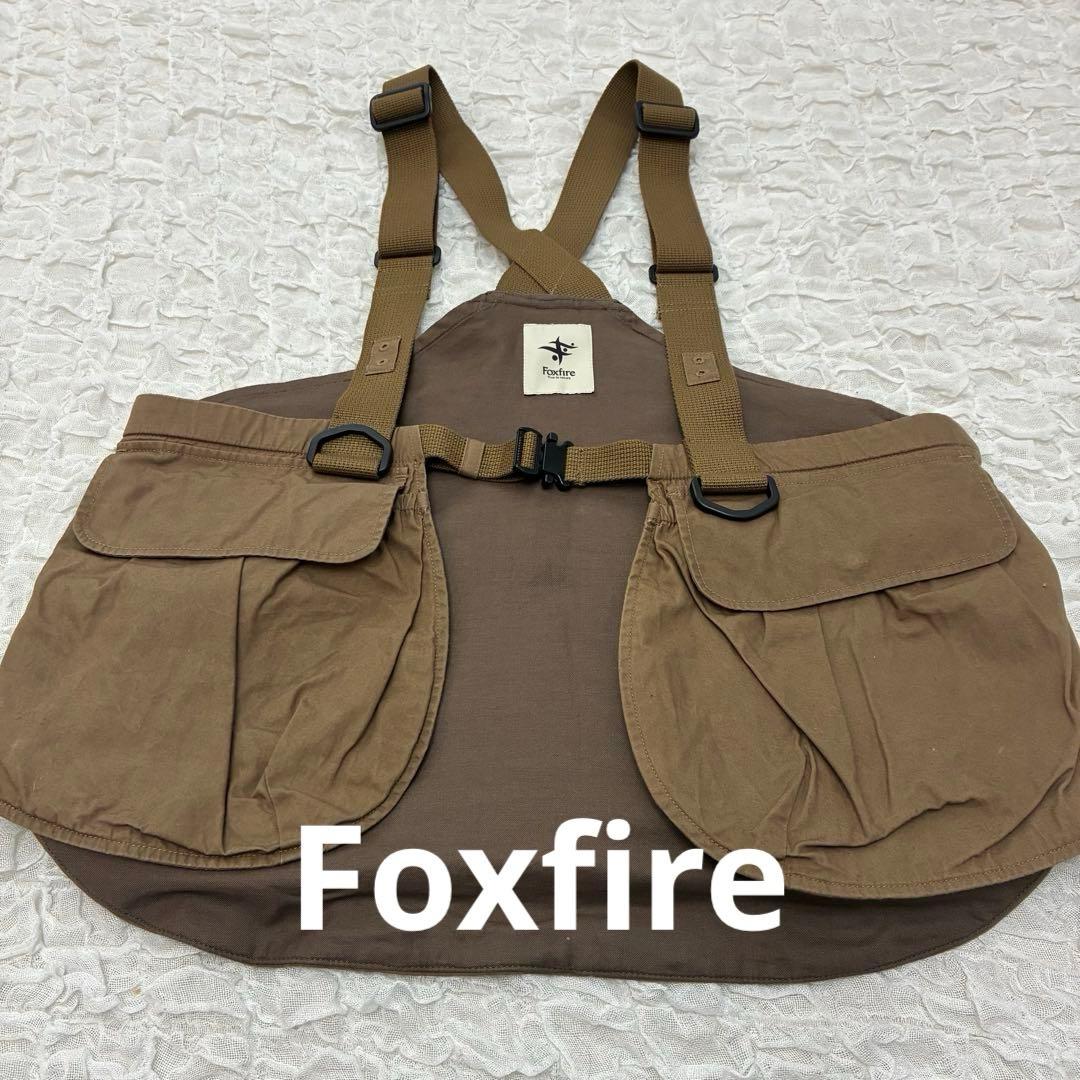 極美品 Foxfire スプルースライン アルフラックスタックルベスト