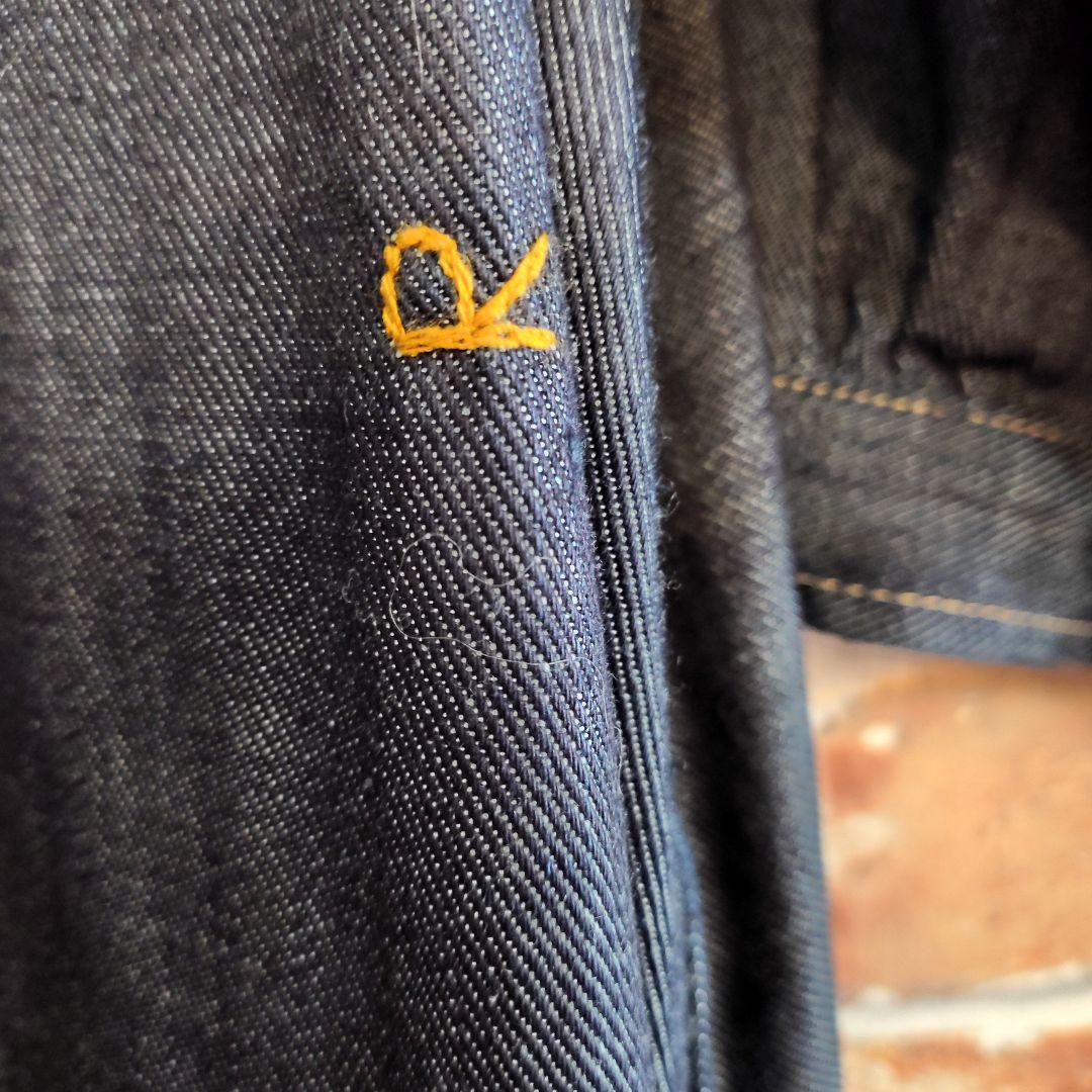 45R プチデニムのパプブリッジワンピース