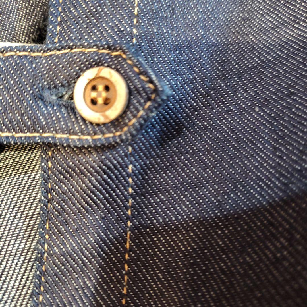 45R プチデニムのパプブリッジワンピース